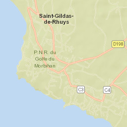 Saint-Gildas-de-Rhuys Street Map