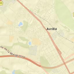 Avrillé Street Map