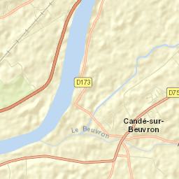 Candé-sur-Beuvron Street Map
