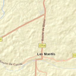 Les Montils Street Map