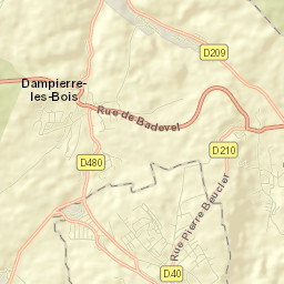 Beaucourt Street Map