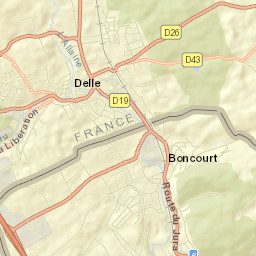 Delle Street Map