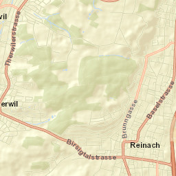 Bezirk Arlesheim Street Map