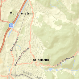 Arlesheim Street Map