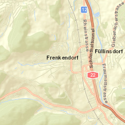 Frenkendorf Street Map