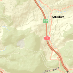 Arisdorf Street Map
