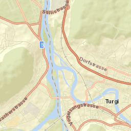 Turgi Street Map