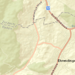 Ehrendingen Street Map