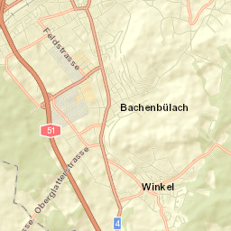 Bachenbülach Street Map