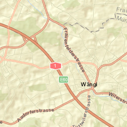 Wängi Street Map