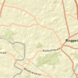 Roggwil Street Map