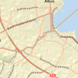 Arbon Street Map