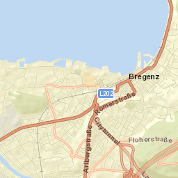 Bregenz Street Map