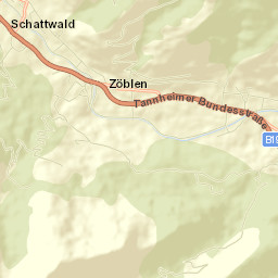Zöblen Street Map