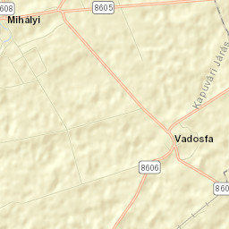 Mihályi Street Map