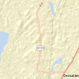Oroszlány Street Map