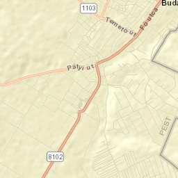 Budakeszi Street Map