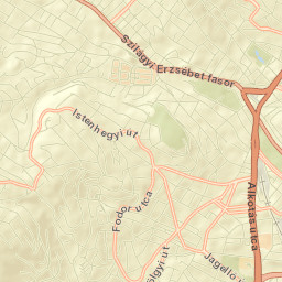 Budapest XII. kerület Street Map