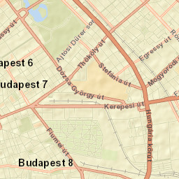 Józsefváros Street Map