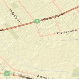 Budapest XVI. kerület Street Map