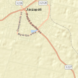 Jászapáti Street Map