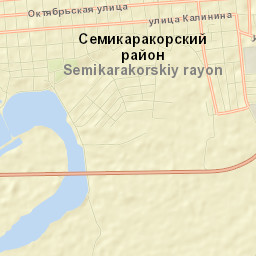 Semikarakorsk Street Map