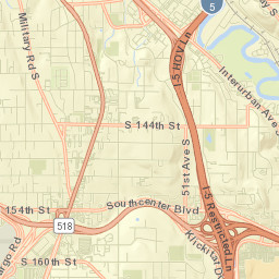 Tukwila Street Map