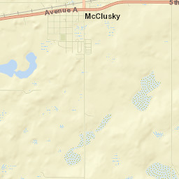 McClusky Street Map
