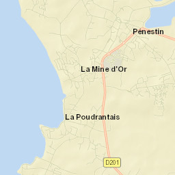 Pénestin Street Map