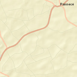 Pannecé Street Map