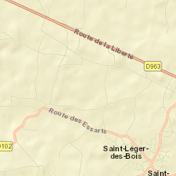 Saint-Léger-des-Bois Street Map