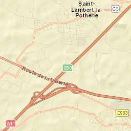 Saint-Lambert-la-Potherie Street Map