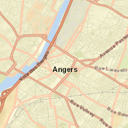 Angers Street Map