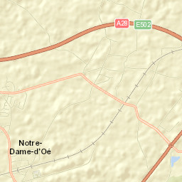 Chanceaux-sur-Choisille Street Map