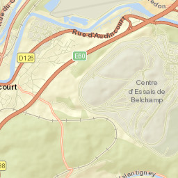 Voujeaucourt Street Map