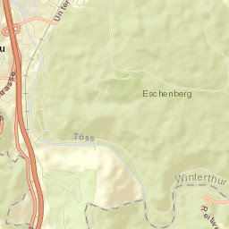 Töss (Kreis 4) / Eichliacker Street Map