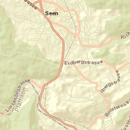 Seen (Kreis 3) / Büelwiesen Street Map