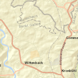 Wahlkreis St. Gallen Street Map