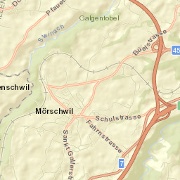 Mörschwil Street Map