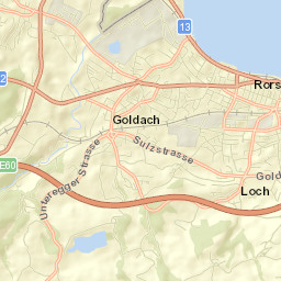 Rorschach Street Map