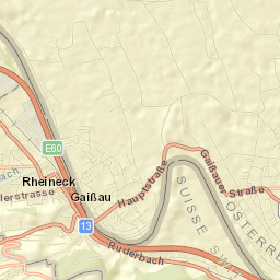Rheineck Street Map