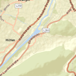 Reutte Street Map