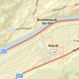 Kundl Street Map