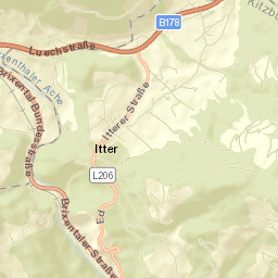 Itter Street Map