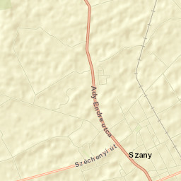 Szany Street Map