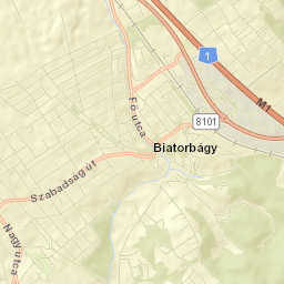 Biatorbágy Street Map