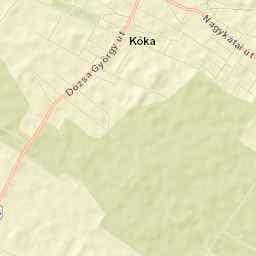 Kóka Street Map