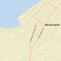 Abádszalók Street Map