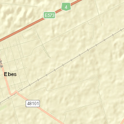 Ebes Street Map