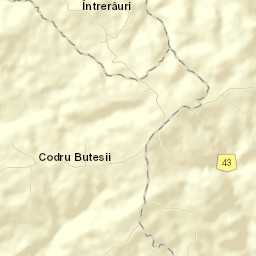 Codru Butesii Street Map